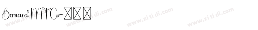 Bernard MT Co字体转换